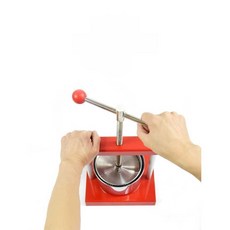 스테인리스착즙기 가정용 수동 야채 과일 주스, 레드 6리터 (압력 6-10파운드), 1개