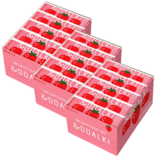 롯데 엔딸기 후르츠껌, 45개, 26g