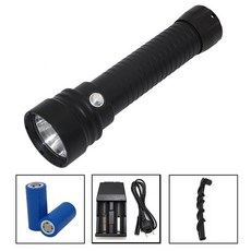 스쿠버 다이빙 손전등 XHP70.2 LED 다이브 토치 라이트 수중 100M 새로운 XHP70 다이빙 flashlgiht 토치 2*, 03 Package C