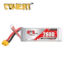 가오능 2600mAh 11.1V 110C 3셀 LC레이싱 드론 RC리포배터리, 2600mAh 3셀 110C XT60