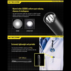 고래만물상 의료용 펜라이트 전문직종 최적화랜턴 CRI출력 NITECORE MT06MD, 1개, NT06