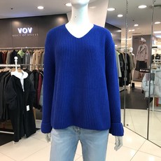 보브 브이넥 풀오버 니트 7120450505 뉴코아일산
