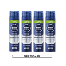 [NEW/대용량] 니베아 맨 프로텍트 앤 케어 쉐이빙 폼 250ml 4개