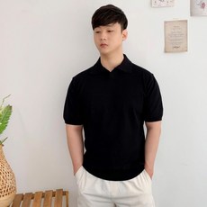 남자여름린넨니트