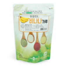 백앤 산마을 바나나가루, 80g, 9개