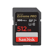 샌디스크 Extreme Pro2 익스트림 프로2 SD메모리카드 UHS-2 V90 SDSDXDK, 512GB