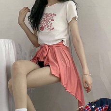 어썸메이드 Y존 힙 커버업 요가 필라테스 엉덩이 가리개 랩 레이어드 스커트