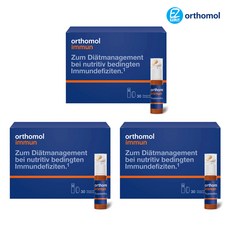 오쏘몰 이뮨 3박스 90일 orthomol 독일 종합비타민(드링크+정제)
