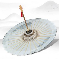 지우산 종이우산 지양산 인테리어 한지우산 민속품 촬영, 먹매화 120cm, 1개
