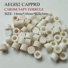 당구 큐대 당구용품 장갑 도구 부품 4구 포켓볼 빌보드 Korea Carom Billiards Ferrules AEGIS II Atlas 당구 큐 캡 페룰 수입 크기 :, 하얀, 2 PCS
