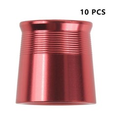 0.355 또는 0.370 팁 언 샤프트 알루미늄 슬리브 페럴 드라이버 샤프트 볼 연결 알루미늄 링에 대 한 10Pcs 골프 클럽 페룰, 0.335 Red