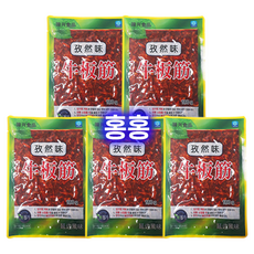 홍홍 중국식품 한흥식품 소힘줄 즈란맛 뉴반진, 180g, 5개
