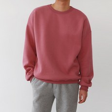 데일리 박시 기모 맨투맨티