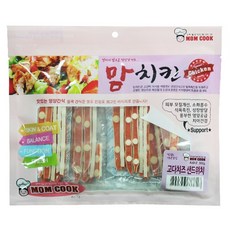 맘치킨 고다치즈 샌드위치 300g 반려/애완용품 > 강아지 사료/간식/영양제 간식 건조간식/육포, 1개 - 간식맘쿡치킨