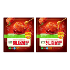 풀무원 허니퐁당 매콤치킨, 2개, 350g