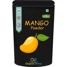 유기농 프라임 망고 과일 분말 | 건조하고 설탕과 방부제를 첨가하지 않았습니다 - 100g 망고파우더, 1개