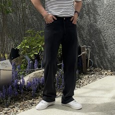 데일트 아이스 텐셀 밴딩 스판 여름 와이드 데님 팬츠