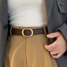 무공 벨트 여성용 청바지 벨트 가죽 밸트 어울리는 밴딩 벨트