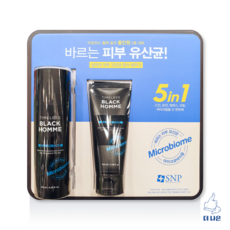 SNP 타임리스 블랙 옴므 올인원 120ml + 100ml, 단품