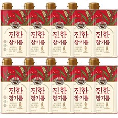 백설 진한 참기름, 350ml, 10개