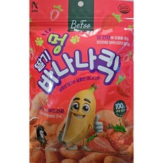 베푸 멍 딸기 바나나킥 강아지간식, 8개, 35g, 딸기&바나나맛