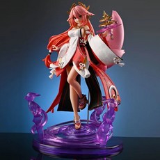 에디라이프 원신 야에 미코 피규어 1/7, 단일, 약 25cm