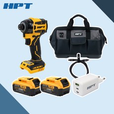 HPT 충전임팩드릴 드라이버 무선 전동 임팩트 20V 세트 DW20-ID221 디월트호환, 임팩드릴 5.0Ah 1팩 세트