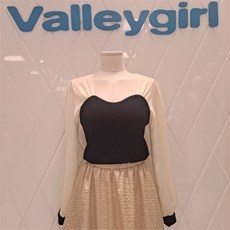 밸리걸블라우스