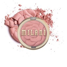 Milani Baked Blush - Bellissimo 브론즈 3./0.12 동물 실험을 하지 않은 파우더 블러쉬 반짝이는 또는 매트한 마무리를 위한 얼굴 모양 윤곽 및 하이라이, ROMANTIC ROSE