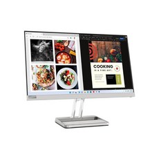 Lenovo L24i-40 - 일상용 모니터 - 23.8인치 FHD IPS 디스플레이 - 100Hz - AMD 프리 싱크 - 로우 블루라이트 인증 - 내장 스피커 - 카메라 - H