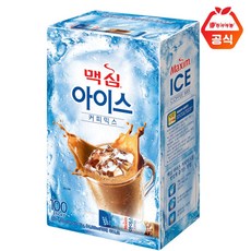 맥심 아이스 커피믹스 100T+랜덤사은품, 13g, 100개입