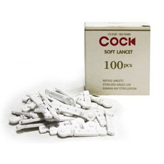 COCK(콕) 소프트란셋 일자형 28G 100개입