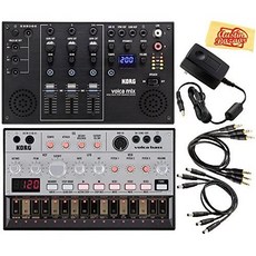 Korg Volca의 기반 아날로그 기반 시스템 번들 한국 볼까 믹스와 오스틴 바자 연마 천 (Bass Bundle w／ Volca Mix), Bass, Bundle w／ Volca Mix, Bass, Bundle w／ Volca Mix