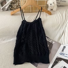 휴가 여행 바캉스 비치웨어 크롭탑 백리스 숏니트 민소매 꽈배기 슬림핏 그린 블랙 화이트