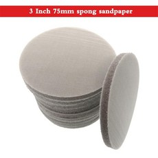 고운사포 물사포 1000방 사포 3quot 75mm 습식 앰프 드라이 스폰지 폼 디스크 320-8000 그릿 연마 버퍼 샌딩 페이퍼 연마 도구, 400, 50개, 3인치(75mm)