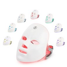 LED마스크 피부 홈케어 얼굴 마스크 가정용 피부관리기 충전 색 페이셜 광자 치료 회춘