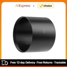 렌즈집 카메라 렌즈용 알루미늄 합금 나사 95mm 금속 렌즈 후드 캐논 소니 니콘과 호환 가능 95mm 필터 스레드 78mm x 95mm, 1개