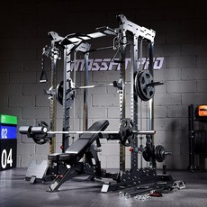 스미스머신 가정용 3d 렛풀다운머신 하프랙 스미스머신벤치프레스 홈트 랫풀다운머신 멀티짐 미니렉 하프렉 홈짐 상업 스미스 기계 종합 훈련 장치 가정용 벤치 프레스 스쿼트 266, SCR 독립형 벤치 프레스 벤치 B975 무료 오