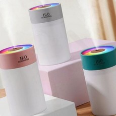 탁상 가습기 무드등 책상용 공기청정 사무실 실내 수분, 상세페이지 참조, 그라파아트그린