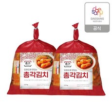 종가 종가집 총각김치 4.6kg (2.3.kg*2팩), 2.5kg, 2개