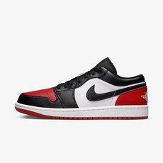 [NIKE]나이키_남녀공용_에어 조던 1 로우_AIR JORDAN 1 LOW_운동화_블랙/레드_553558-161