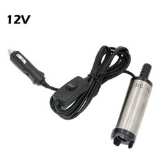 빠른 펌프 물 워터 캠핑 카라반 자동차 낚시 12v 24v 38mm 12V 담배 등 1개 12V 담배 등 × 1개