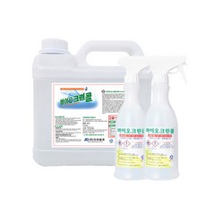 진로발효 바이오크린콜 살균소독제 4L + 전용공병450ml 2개