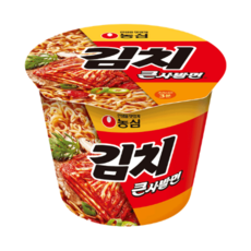 농심 김치 큰사발면 112g, 10개