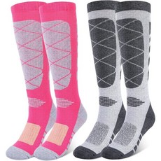 [관부가세포함] KUYOU Ski Socks 2 Pair Skiing OTC Women Men Thermal