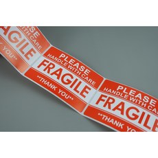 Fragile handle with care 스티커 취급 파손 주의 택배 박스 라벨 조심 대형