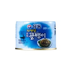 유동 자연산 골뱅이캔 140g 호프집 술안주 골벵이, 1개