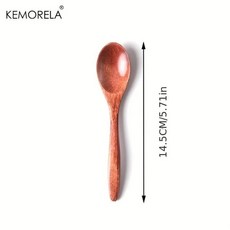 나무 티스푼 긴 커피 스푼 작은 꿀 디저트 음료 교반혼합휘젓기기혼합휘젓기섞기교반혼합휘젓기, 1. 1PCS, 1개