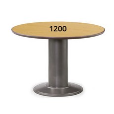 한성 DH 수입 원형탁자1200 몰딩 원탁다리 회의용 테이블 사무용 원테이블 탁자, 오크샤모니