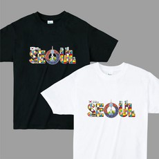 M.LAB 한국 기념 티셔츠 서울 N타워 외국인선물 한국기념품